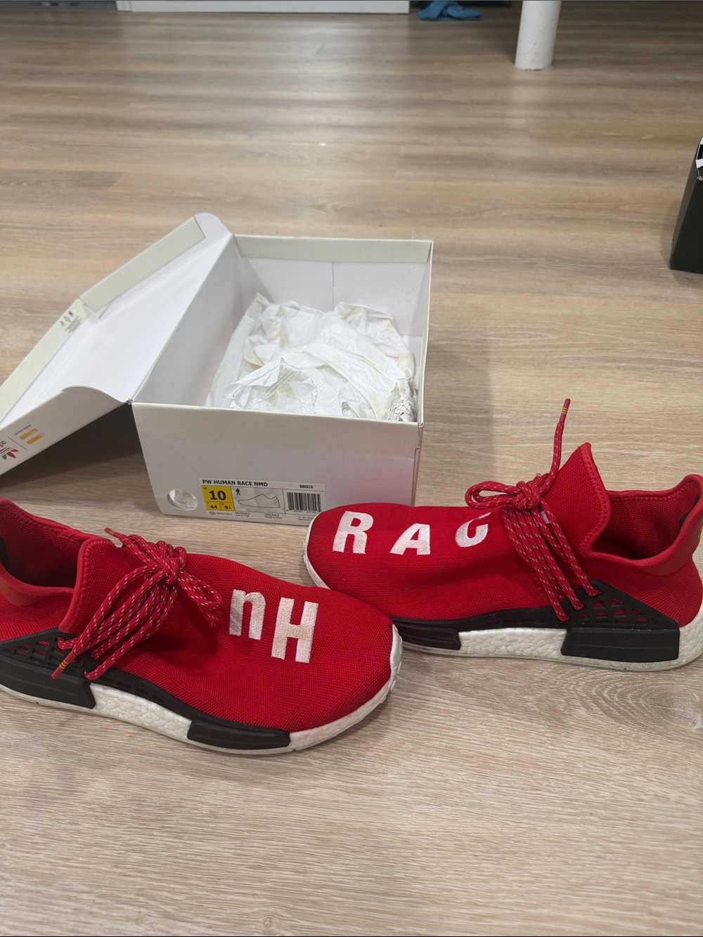 Men’s Adidas Human Race NMD Red size 10